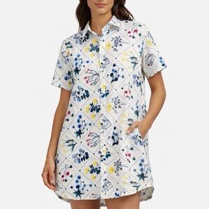 Tuckernuck Corsica Wildflower Shirt Dress Floral XS